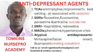 ANTIDEPRESSANTS SIMPLIFIED [upl. by Asyen]