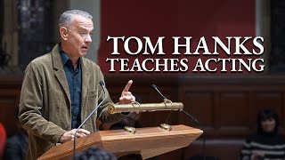 Oscar winning actor amp writer Tom Hanks gives the Oxford Union an acting lesson [upl. by Wistrup]