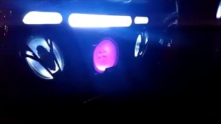 BAJAJ TORITO CON PARLANTES Y CAJA TURBO CON LUCES Y SUDWOOFER SONY LED [upl. by Aim]