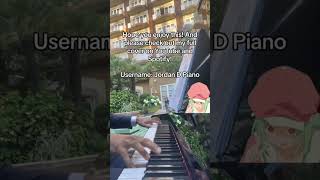 Playing Renai Circulation live on piano for a wedding [upl. by Ennoira257]