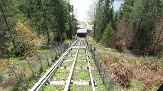 Standseilbahn 701801 Caumasee  Flims Waldhaus Talfahrt 2019  Funicular [upl. by Neona162]