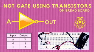 NOT Gate using Transistors [upl. by Somerville]