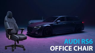 AUDI RS6 office car chair from Bosschairs Team [upl. by Ingvar77]