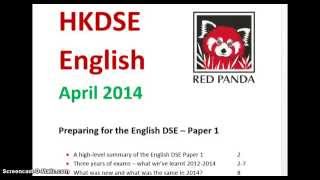 HKDSE English P1 Part A 2014 [upl. by High394]