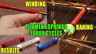 DIY 3D PRINTING SPRINGS Tested 1000000 Cycles [upl. by Reba]