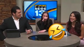 Funniest News Bloopers 2024 [upl. by Enehpets]