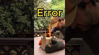 Total Fail with Ozark mini fire pit [upl. by Lemuel]