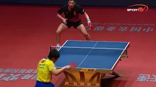 XUXIN vs HARIMOTO Slow motion pingpong final match [upl. by Avram]