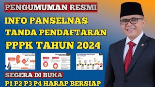 INFO PANSELNAS  PERTANDA PENDAFTARAN CPNS 2024 amp PPPK 2024 SEGERA DIBUKA [upl. by Linet]