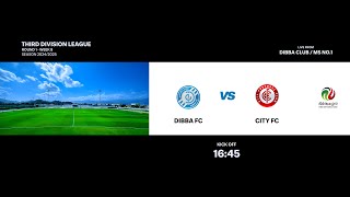 Dibba FC vs City FC Live Streaming [upl. by Jakie]