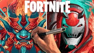 How I Created The Art For FORTNITE Season 10 [upl. by Astraea]