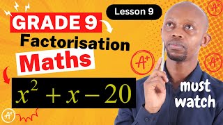 IMPORTANT Factorisation Trinomials Using Product amp Sum Method [upl. by Michon]