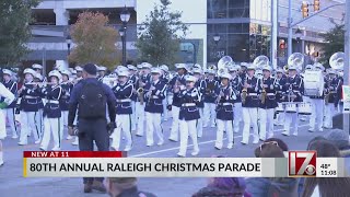 Raleigh Christmas Parade returns in style to kick off the holiday season [upl. by Roydd]