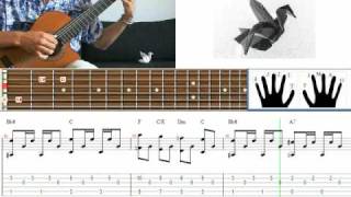 Kunuk  Blackbird The Beatles  with tabs and tutorial [upl. by Utir]