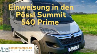 Einweisungsvideo Pössl Summit 540 Prime [upl. by Feola]