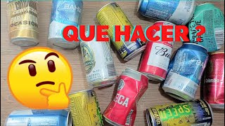 4 ideas FACILES Y GENIALES reciclando LATAS de aluminio  manualidades con latas de cerveza [upl. by Alwin]