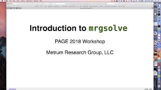 Part 1 Introduction to mrgsolve PAGE 2018 [upl. by Anieral]