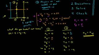 Constant Acceleration in 1D with Two Objects [upl. by Nalac]