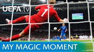 Pirlos Panenka penalty  Italy v England [upl. by Akcimat]