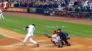 Derek Jeter Walk off Single Final At Bat at Yankee Stadium Crowd View [upl. by Guthrie945]