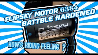 BLDC Motor 6384 Battble Hardened 190KV Riding Experience Electric Skateboard Flipsky [upl. by Windham467]