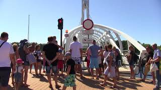 Ustka deptak kładka promenada 2018 [upl. by Nnyw]