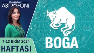 Boğa burcu haftalık burç yorumu 713 Ekim 2024 Astrolog Demet Baltacı astroloji burçlar haber [upl. by Cele]