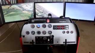 Simulateur dr400 maison  simulator home cockpit Robin DR400 [upl. by Adivad]