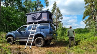 Truck Roof Tent Wild Camping  Overlander [upl. by Obola]