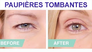 PAUPIÈRES TOMBANTES SOLUTION MAKEUP [upl. by Castorina983]