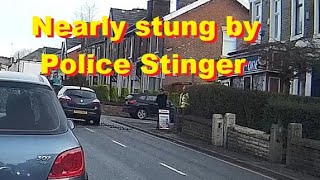 Police chase Stinger deployment caught on dash cam [upl. by Burdett]