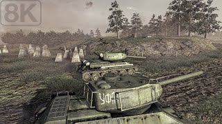 The T3485 Offensive Seelow Heights 1945 Call of Duty World at War  Part 8  8K [upl. by Nosnhoj]