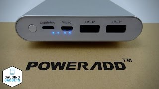 Poweradd Pilot 4GS Plus Power Bank 20000mAh Hands On [upl. by Cibis180]