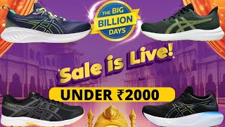 Ascis Shoes under 2000 in Flipkart Big Billion Days  Best Running Shoes for Men [upl. by Kayley]