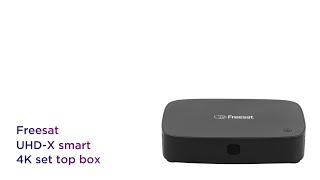 Freesat UHDX Smart 4K Ultra HD Set Top Box  Product Overview  Currys PC World [upl. by Lorien633]