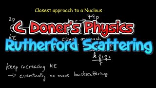 IB Physics Rutherford Scattering and the Nuclear Radius [upl. by Viehmann802]