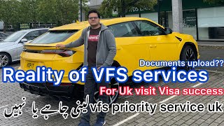 vfs priority service UK  vfs global uk visitor visa document upload  charges [upl. by Faruq]