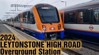 LEYTONSTONE HIGH ROAD Overground Station 2024 [upl. by Hgieleak185]