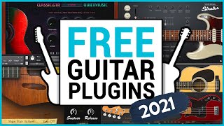 The 8 Best FREE Guitar VST Plugins Every Producer NEEDS in 2021 [upl. by Aicilef681]