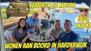 WATER  IN HET CARTER EN IBIZA IN Harderwijk 228 YACHT VLOG [upl. by Odella]