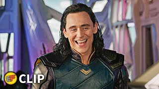 Thor amp Loki Reunite on Sakaar Scene  Thor Ragnarok 2017 Movie Clip HD 4K [upl. by Mauve]