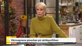 Så påverkar kärnvapen världspolitiken ”Kina ruckar balansen”  Nyhetsmorgon  TV4 amp TV4 Play [upl. by Orat]