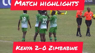 Kenya vs Zimbabwe 20  Extended Match highlights amp All GoalsCosafa Cup 2024 [upl. by Ultima344]