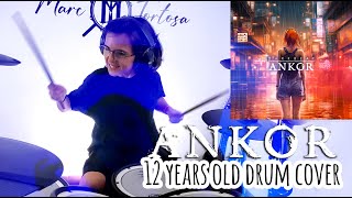 ANKOR  DARKBEAT  12 YEARS OLD DRUM COVER [upl. by Attennhoj]