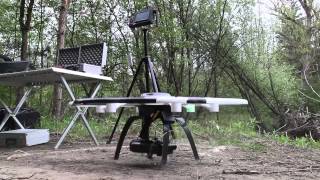 River surveying and creation of a 3D model with the Aibot X6 UAV [upl. by Guidotti]