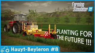 Haut Beyleron 8 FS22 Timelapse Planting Trees Spreading Lime amp Fertilizer Cultivating Contracts [upl. by Ayama]