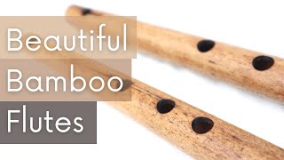 Amazing Bamboo Flutes by Erik the Flutemaker [upl. by Row]