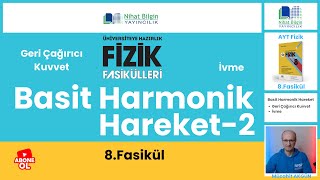 Basit Harmonik Hareket2  8FASİKÜL AYT  2024 [upl. by Jacobsen]