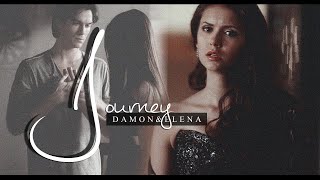 journey  damon amp elena the whole story [upl. by Airreis]