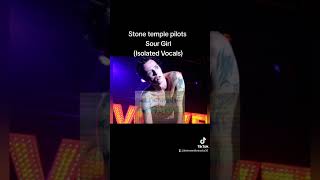 Stone temple pilots Sour Girl Isolated Vocals stp stonetemplepilots scottweiland [upl. by Schecter]